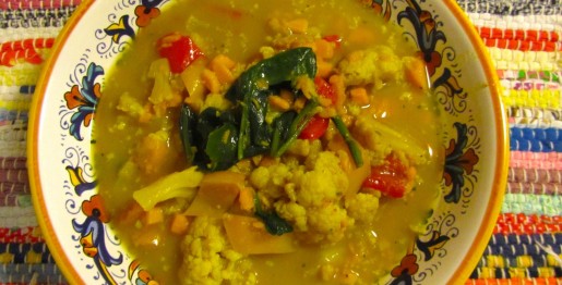 Paleo Vegetable Curry Soup